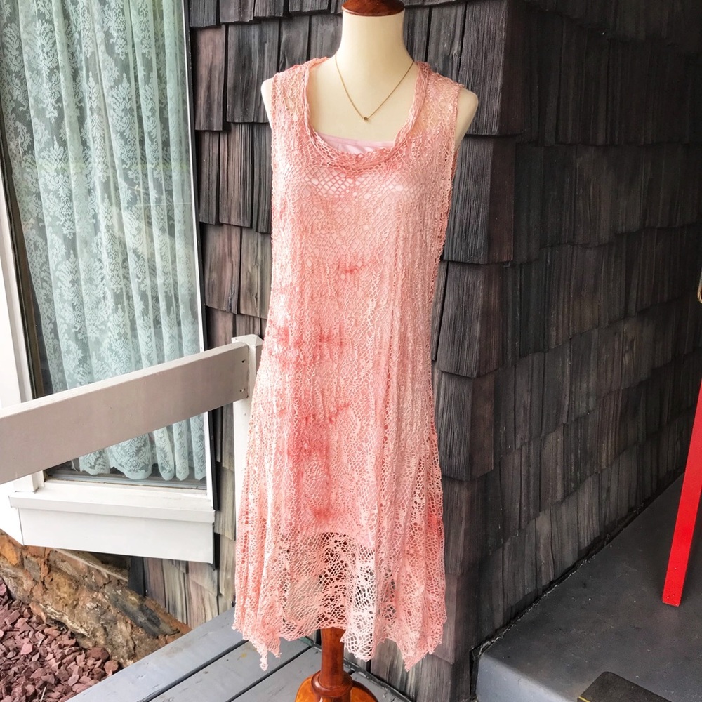 2 piece Ombré Sundress with matching silky slip